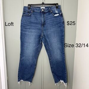 LOFT Women's Blue Jeans